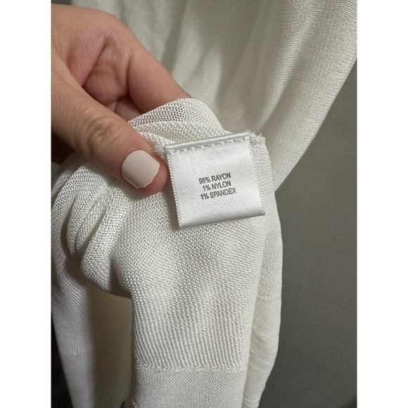 A.L.C. LENA DRESS WHITE Size L - Picture 7 of 10
